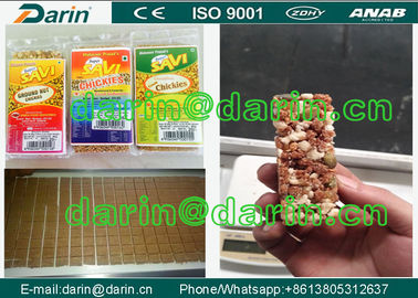 Snack Cereal Bar Making Machine / Continuous &amp; Automatic peanut bar making machine