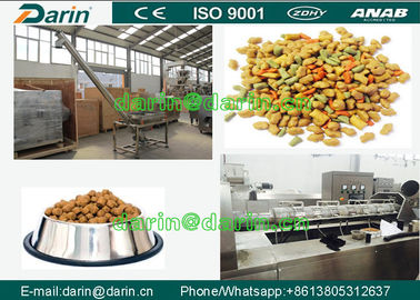 DARIN Twin Screw dog food extruder with ISO , Feed Pellet Production Line