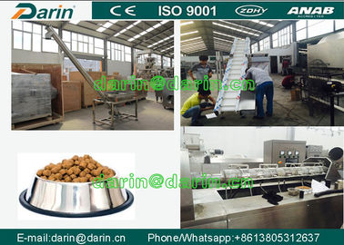 DARIN Twin Screw dog food extruder with ISO , Feed Pellet Production Line