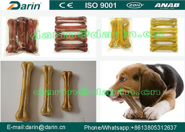 Pet Snack Processing Machine Made By Rawhide , Dog Bone Maker Machine