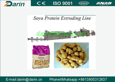 Full Automatic Textured Soya Protein / Soya Meat Making Machine Stanless Steel 304