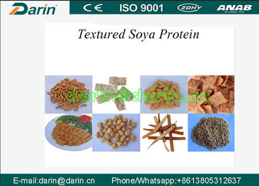 Full Automatic Textured Soya Protein / Soya Meat Making Machine Stanless Steel 304