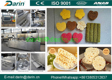 Peanut brittle Cereal Bar Forming And Cutting Machine Controlled by Siemens PLC