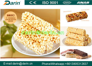 Crispy Puffed Snack Roasted Barley Cereal Bar Forming Machine SUS304 Material