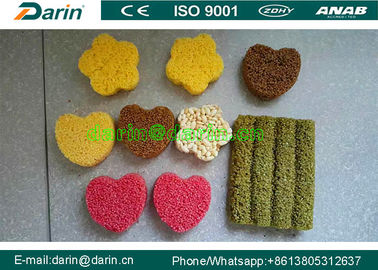 Crispy Puffed Snack Roasted Barley Cereal Bar Forming Machine SUS304 Material