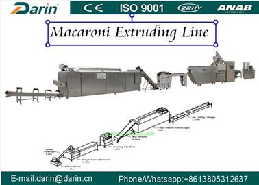 Fully Automatic Stanless Steel 304 Macaroni Production Line / Snacks Production Machines