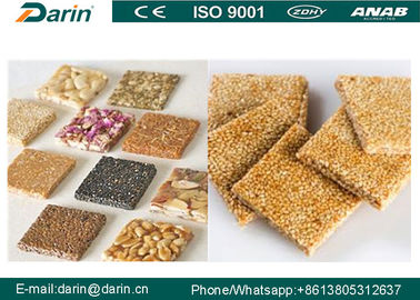 Peanut Candy Bar Maker Cutting Machine / Cereal Fruit Nut Bar Production Line