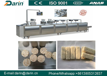 Full Automatic Cereal Bar / Rice Cake Machine 88kw Power 1500kg Weight