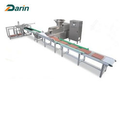 SUS304 Pet Food Extruder Automatic meat bar entry cold extrusion single screw stainless steel production line