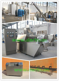 Continuous Pet Food Extruder Chewing Treat Processing Line , Dog Snacks Making Machine