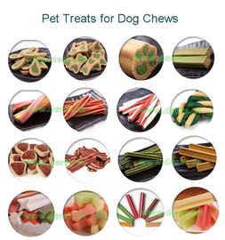 Single Screw  Auto Pet Treats Dog Chews Food Making Equipment