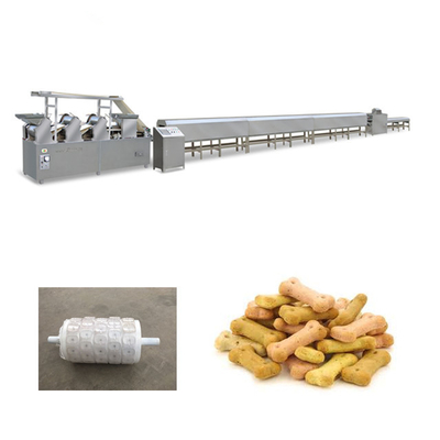 Stainless Steel Dog Biscuit Making Machine Pet Biscuit Production