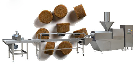 Low Noise Cold Pet Food Extruder Machine For Dog Food Soft Chewing Snacks