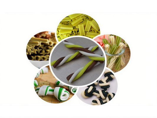 Semi Moist Dog Food Extruder Processing Line / Cat Food Machine