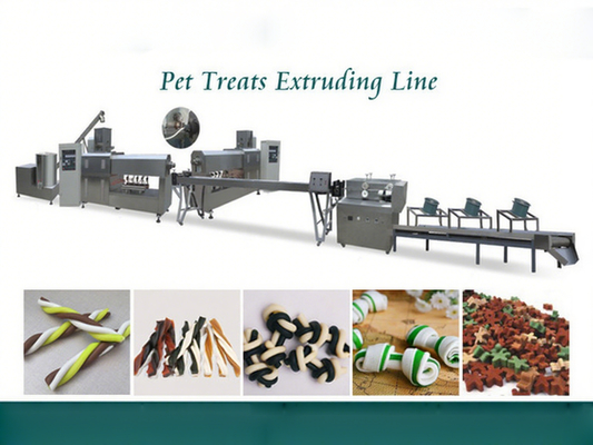 Semi Moist Dog Food Extruder Processing Line / Cat Food Machine