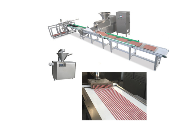 Automaticlly Dog Meaty Stick Pet Food Making Machine Munchy Stip Making