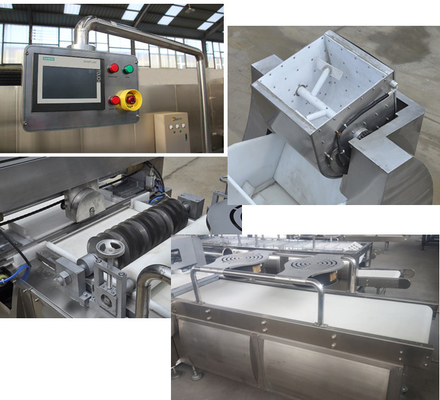 DRC-75 Peanut Bar Cutting Making Machine with Siemens PLC