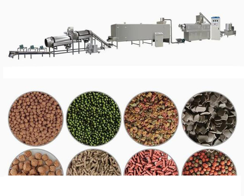 Healthier Pet Food Extruder  Floating Fish Feed / Dog Pellet / Processing Plant