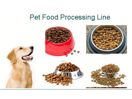 Healthier Pellet  Dog Food Production Line SUS304 Floating Fish Feed Extruder Machine Processing Plant
