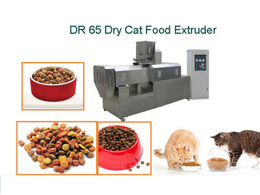 Healthier Pet Food Extruder  Floating Fish Feed / Dog Pellet / Processing Plant