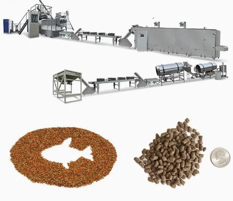 Healthier Pet Food Extruder  Floating Fish Feed / Dog Pellet / Processing Plant