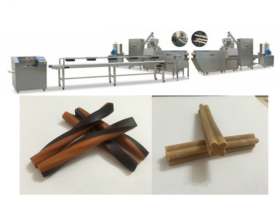 Healthy Chewy Dog Treat Making Machine Stainless Steel