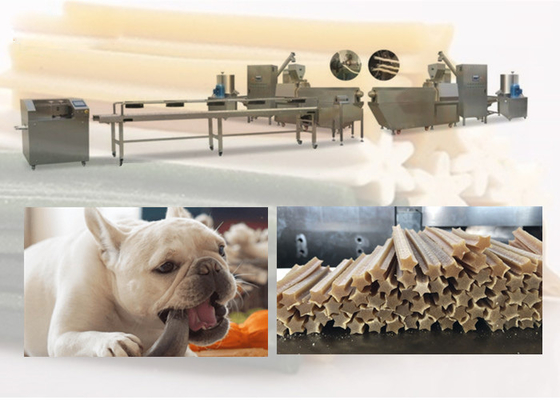 Healthy Chewy Dog Treat Making Machine Stainless Steel