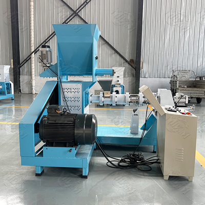 Twin Screw dog food extruder with ISO , Feed Pellet Production Line