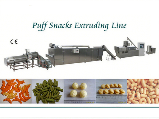 barley  wheat rice puff extruder Machine Food processing line