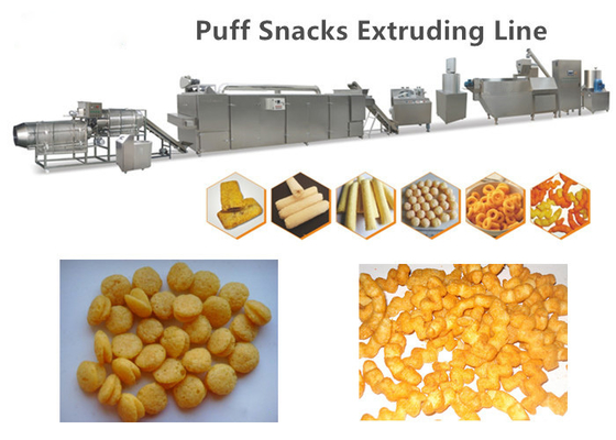 Stainless Steel 304 Corn Puff Making Machine 150kg/H