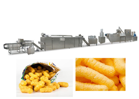Cereals Corn Snack Food Processing Machine 250kg/H