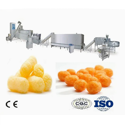 Leisure Snack Corn Puff Extruder Machine Processing Line 150kg/h