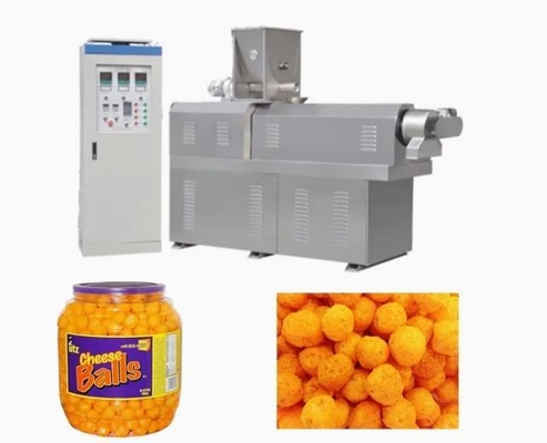 Leisure Snack Corn Puff Extruder Machine Processing Line 150kg/h
