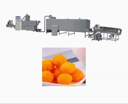 Leisure Snack Corn Puff Extruder Machine Processing Line 150kg/h