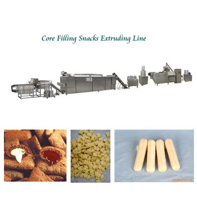 Siemens PLC Chocos Cereals Corn Puff Snack Machine With Touch Screen