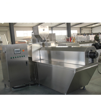 Corn Puff Snack Food Extruder Machine Double Screw Stainless Steel