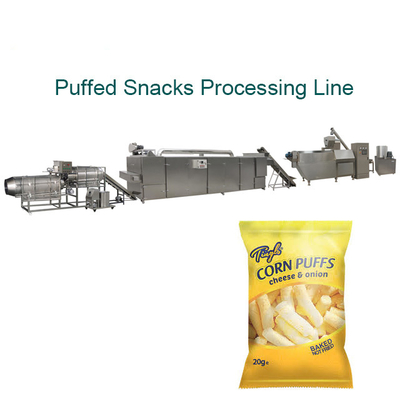 Cheese Puff Snack Machine Corn Puffed Snack Food Extruder Machine