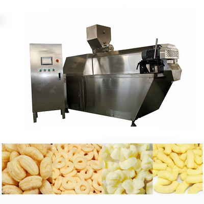 Corn Rice Wheat Food Extruder Puff Snack Machine For Onion Ring / Core Filled Food