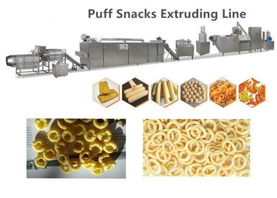 Stainless Steel Puffs Cheese Snacks Food Machine Puffed Chees corn puff making machine