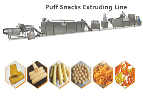 Stainless Steel Puffs Cheese Snacks Food Machine Puffed Chees corn puff making machine