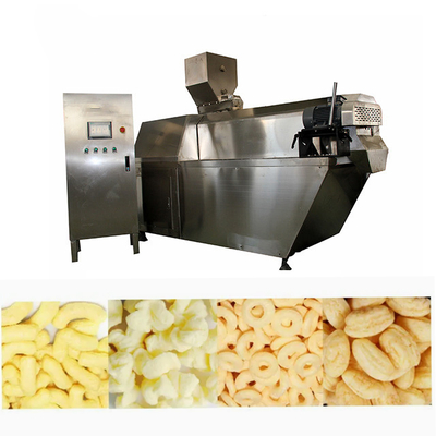 SS304 Automatic Cheese Puff Snack Machine 380v 50hz 3 Phases Adjustable Voltage