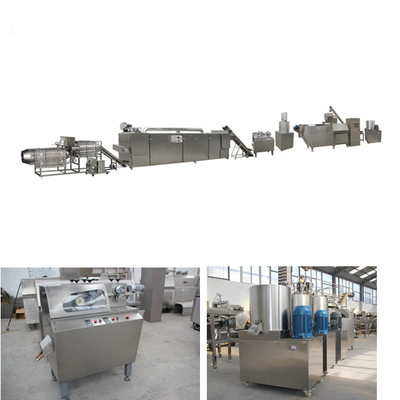 Durable Puff Snack Extruder Food / Corn Puff Snacks Making Line Low Noise
