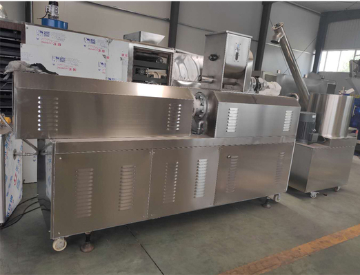 Puffed Corn Onion Ring Puff Snack Machine , Snack Food Extruder Machine