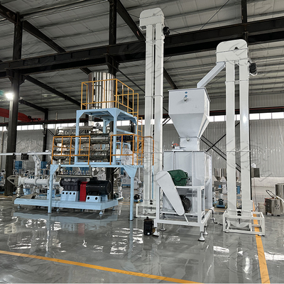 CE Certificate Large Capacity Pet Food Line Twin Screw Extruder