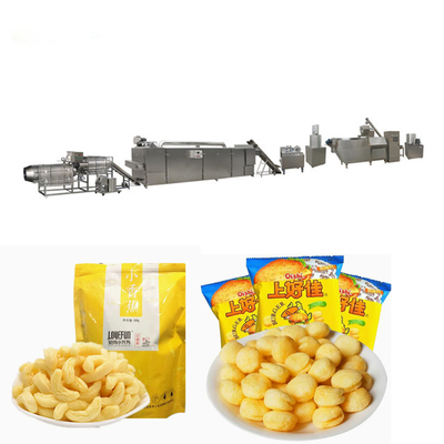 Corn Puff Snack Machine Puff Extruder Machine With WEG Motor Three Year Guarantee