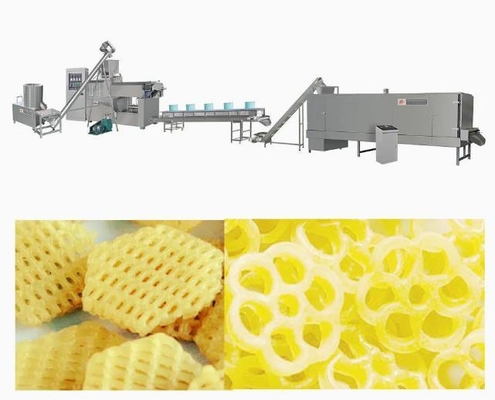 Automatic Puffed Food Making Machine / cereal Bulking Machine / puffed Snack Extruder Machine