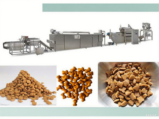 Dog / cat / bird / fish / Pet Food Making Machine - China Pet Feed Production Line with WEG Motor Three Year Guarantee