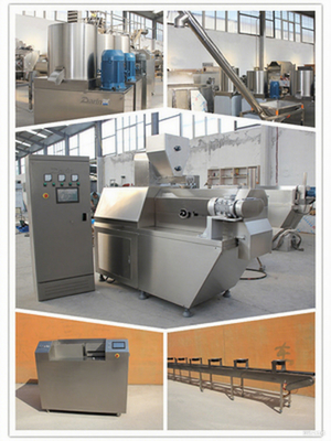 Siemens Motor Pet Treat Dog Chewing Snack Extruder Machine Stainless Steel