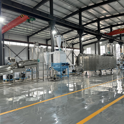 Extrusion 90kw Drying Flavoring Processing Line For Dog Nutrition