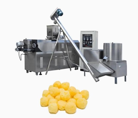 Large Capacity Corn Puff Extruder Machine , double screw extruder machine